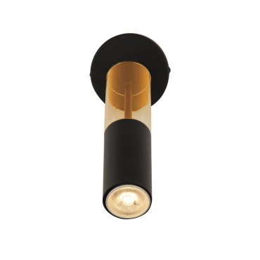 Searchlight Merrygold - applique murale - 10 x 29 cm - noir et ambre