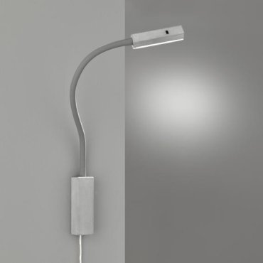 Fischer &amp; Honsel Raik - applique murale avec contrôle gestuel - 4 x 4 x 57 cm - 5W LED inclus - gris