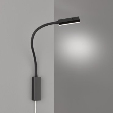 Fischer &amp; Honsel Raik - applique murale avec contrôle gestuel - 4 x 4 x 57 cm - 5W LED inclus - noir mat