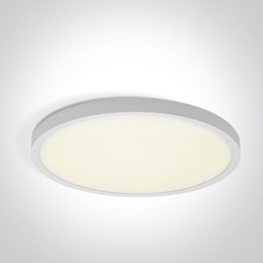 ONE Light Plafo - plafonnier - Ø 50 x 2,7 cm - 40W LED inclus - blanc