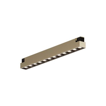 Lucide Linial Xenia - système de rails magnétiques - spot sur rail - 23,2 x 1,9 x 2,7 cm - LED 10W incluse - Fonction de gradation et couleur de lumière réglable via l'application - champagne