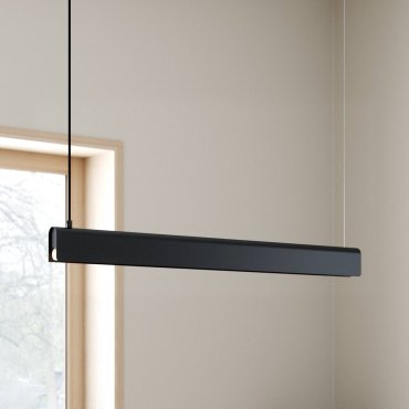 Design for the People Beau 100 - lampe suspendue - 100 x 308,5 cm - 15W LED inclus - noir