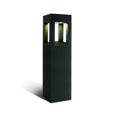ONE Light Cage Light I - lampe de jardin - 16 x 16 x 60 cm - 22W LED inclus - IP65 - anthracite - couleur de lumière blanc chaud