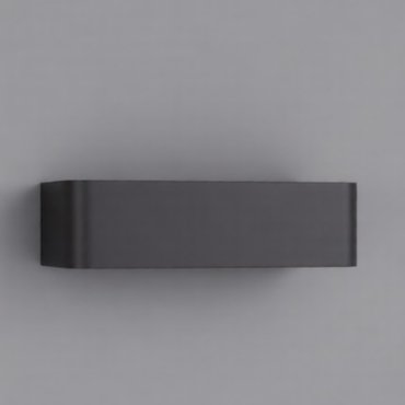 Nova Luce Videno - applique murale extérieure - 20 x 5,5 x 10,3 cm - 10W LED inclus - IP65 - anthracite foncé