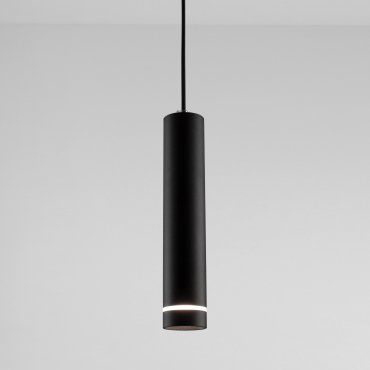 Nova Luce Esca - lampe suspendue - Ø 6 x 150 cm - noir sable