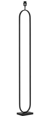Searchlight - base de lampadaire - 30 x 15 x 142 cm - noir mat