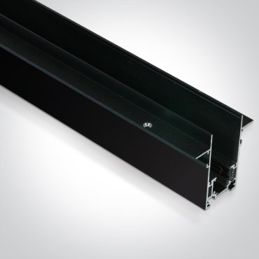 ONE Light - Magnetic Trimless - profilé encastré sans bordure - 200 cm - noir