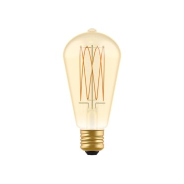 Lampe à filament LED Creative Cables - Ø 6,4 x 14,9 cm - E27 - 7W dimmable - 2700K - ambre