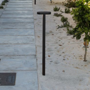 Nova Luce Ofir - lampe de jardin - 16 x 75 x 8 cm - 10W LED inclus - IP54 - anthracite foncé