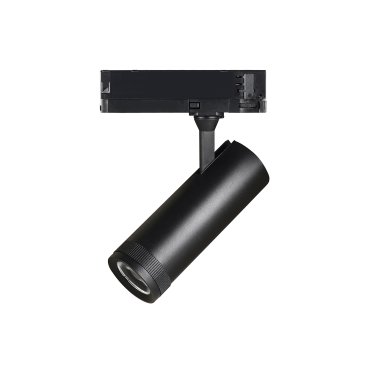 Nova Luce Kors - Spot sur rail triphasé - Ø 6 x 17 cm - 20W LED inclus - noir sable