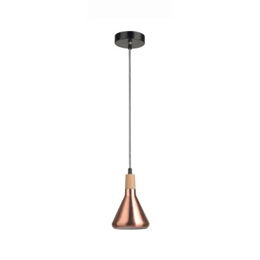 Nova Luce Venanzio - lampe suspendue - Ø 12,5 x 120 cm - cuivre