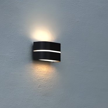 Nordlux Sibelis - applique murale extérieure - 19,5 x 11,5 x 12 cm - IP54 - noir