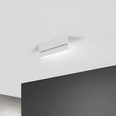 Nova Luce Pad - plafonnier - 27,5 x 4 x 12,2 cm - 15W LED inclus - blanc