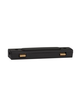 Nova Luce Connecteur pour profilé magnétique en saillie/pendante - 11 x 2,5 x 1,7 cm - noir