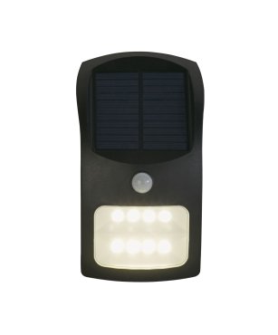 Searchlight Eve - Applique d'extérieur avec capteur solaire - 20 x 16 cm - 1,8W LED inclus - IP44 - anthracite