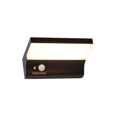 Searchlight Solly - Applique d'extérieur avec capteur solaire - 16 x 6 x 11 cm - 2W LED inclus - IP54 - noir