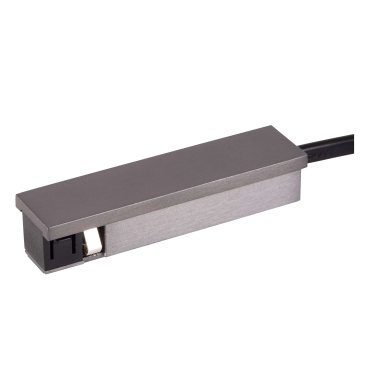 Lucide Linial - système de rails magnétiques - alimentation de départ - noir chrome mat