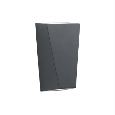 Searchlight Slough - Applique d'extérieur - 12 x 21,5 cm - IP44 - noir