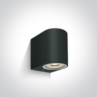 One Light GU10 Outdoor - applique murale extérieure - 9 x 7 x 9 cm - IP65 - noir