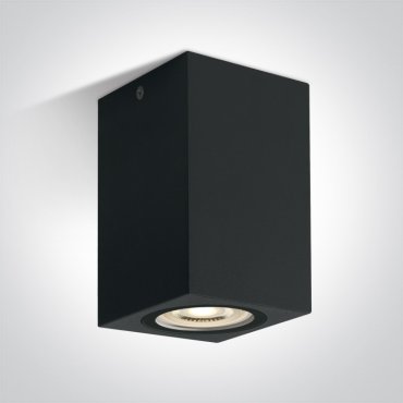 ONE Light Cubi - plafonnier d'extérieur - 6,6 x 6,6 x 11 cm - IP65 - noir
