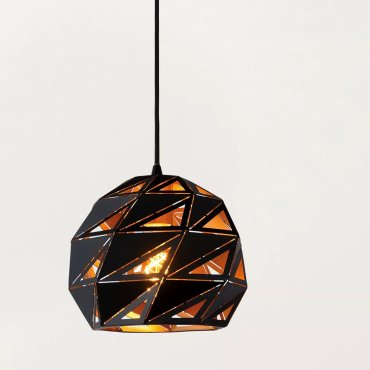 Lucide Malunga - lampe suspendue - Ø 25 x 150 cm - noir