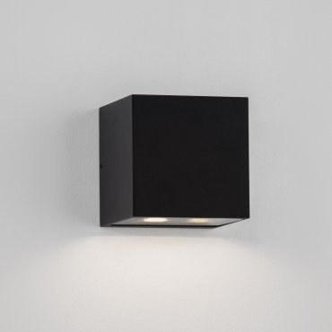 Nova Luce Rob - applique murale extérieure - 12 x 12 x 12 cm - 11W LED inclus - IP54 - noir sablé
