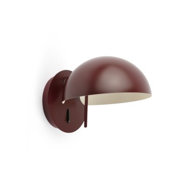 Faro Matilda - applique murale - 18,6 x 16,6 cm - rouge grenat