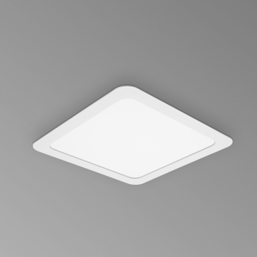Century Italia P-Quadro CCT - spot encastrable - 120 x 120 mm, 100 x 100 mm dimensions d'encastrement - LED 6W incluse - blanc