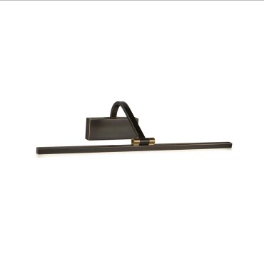 Searchlight LED Picture Lights - applique murale - 51 x 11 cm - 12W LED inclus - noir brossé doré