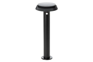 Integral LED True - borne de jardin solaire avec détecteur de mouvement - Ø 20 x 50 cm - LED 6W inclus - couleur de lumière réglable  - IP65 - noir