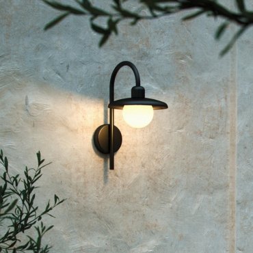 Nordlux Berlo - applique murale extérieure - 30,8 x 21,2 x 39 cm - IP44 - noir