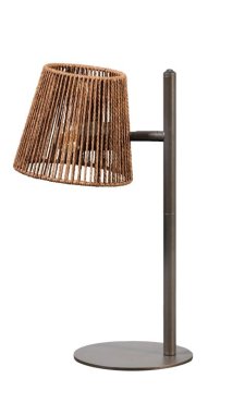 ETH Daan - lampe de table - Ø 18 x 45 cm - brun