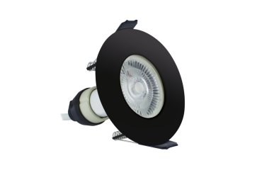 Integral LED sydney - spot encastré - Ø 85 mm, Ø 70 mm encastré - IP65 - noir