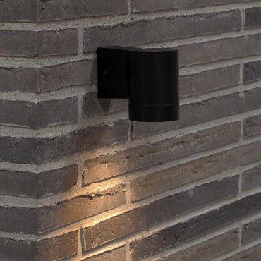 Nordlux Tin Maxi Down - applique murale extérieure - 7,6 x 10,5 x 12,5 cm - IP54 - noir