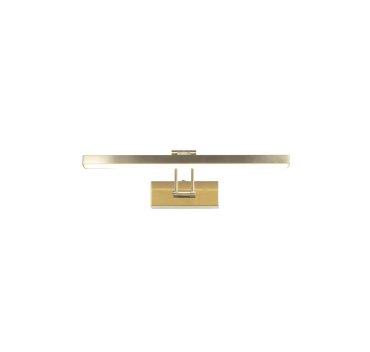 Searchlight Rhodes - applique murale - 41 x 18 cm - 9W LED inclus - laiton satiné