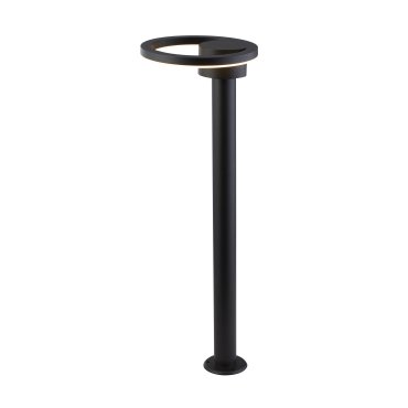Searchlight Eakring - lampe de jardin - Ø 24 x 73 cm - 12W LED inclus - IP44 - noir