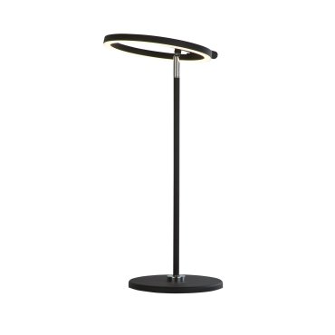 Searchlight Space - lampe à poser - Ø 20 x 49 cm - 10W LED inclus - noir