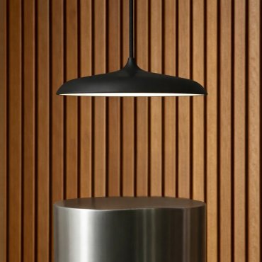Design for the People Artist 25 - lampe suspendue - Ø 25 x 314,2 cm - 14W LED dimmable inclus - noir