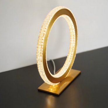 Nova Luce Cilion - lampe à poser - 25 x 7 x 30 cm - 2W LED inclus - laiton doré