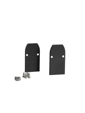 Nova Luce Ultra Slim - rail magnétique en saillie - 2 embouts - noir