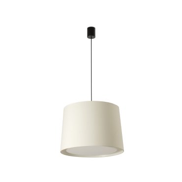 Faro Conga - lampe suspendue - Ø 40 x 30 cm - blanc et noir