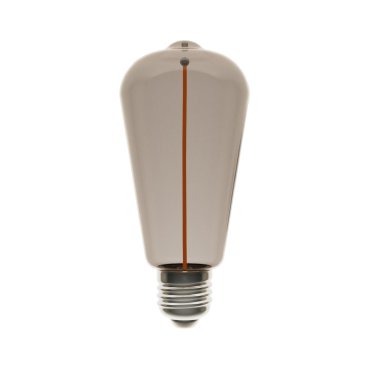 Creative Cables Lampe à filament LED magnétique - Ø 6,4 x 14,9 cm - E27 - 2,2W - 1800K - fumé