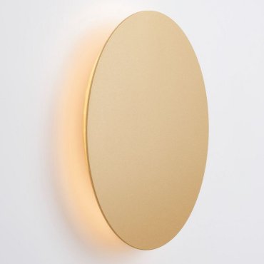 Nova Luce Cyrcle - applique murale - Ø 22 x 3,2 cm - 12W LED inclus - or mat