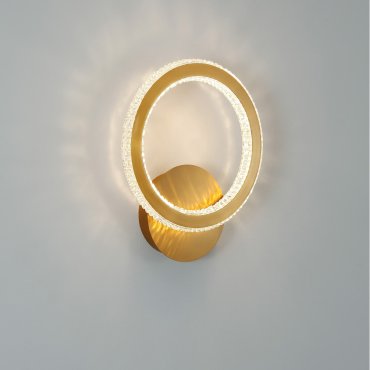 Nova Luce Cilion - applique murale - 25 x 7 x 30 cm - 19W LED inclus - laiton doré