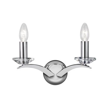 Searchlight Kensington - applique murale - 32 x 17 cm - chrome