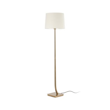 Faro Rem - lampe sur pied - 171 cm - bronze et beige