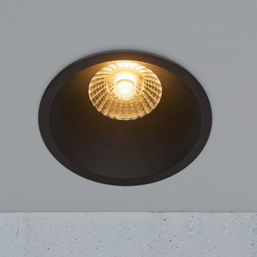 Nordlux Albric - spot encastré - Ø 90 mm, Ø 83 mm encastré - 8W LED dimmable inclus - IP44 - noir