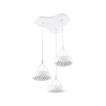 Nova Luce Lumi - lampe suspendue - Ø 45 x 120 cm - 36W LED inclus - blanc mat