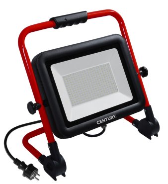 Century Italia Rework - projecteur portable - 47,5 x 44,5 x 7 cm - 200W LED inclus - IP65 - noir et rouge