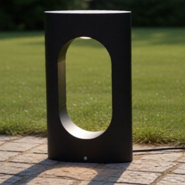 Nova Luce Portal - lampe de jardin - 17,8 x 30 x 6,9 cm - 14W LED inclus - IP54 - anthracite foncé